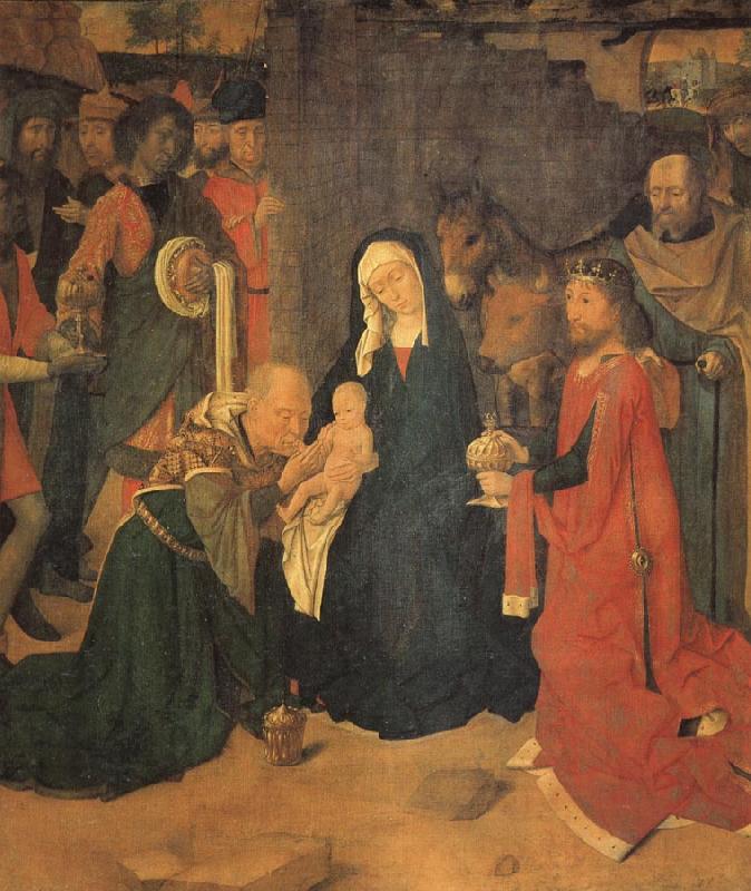 Gerard David The Adoration of the Magi Germany oil painting art